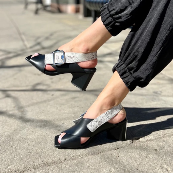 4CCCCees Mirror Verra Heel in Black - Picture 1 of 3